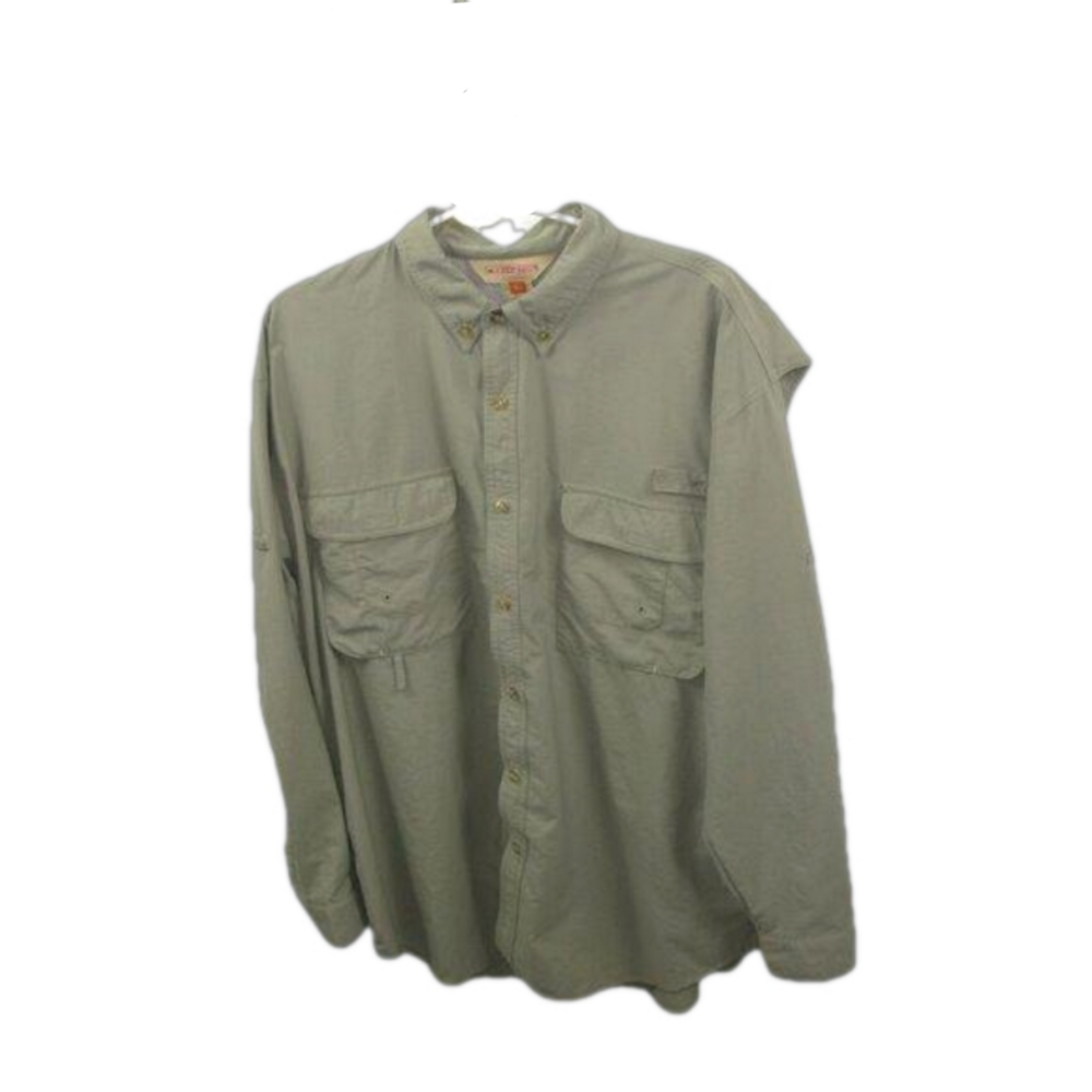 Redington Light Green Long Sleeve Vented River/Fishing Shirt Size Large - Picture 2 of 8